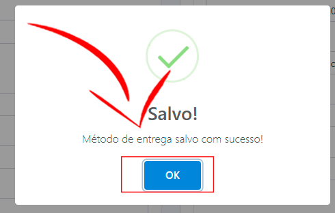 Confirmação salvo